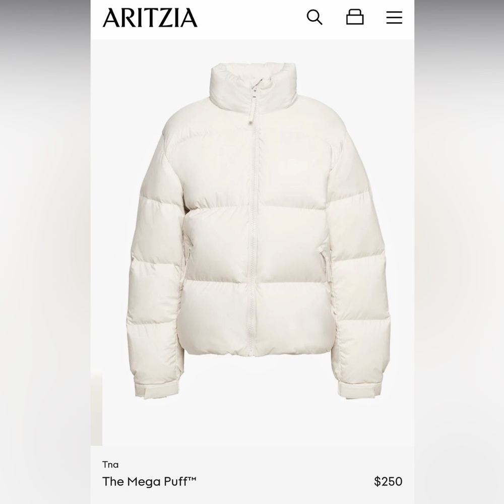Aritzia TNA Mega Puff Super Puff jacket